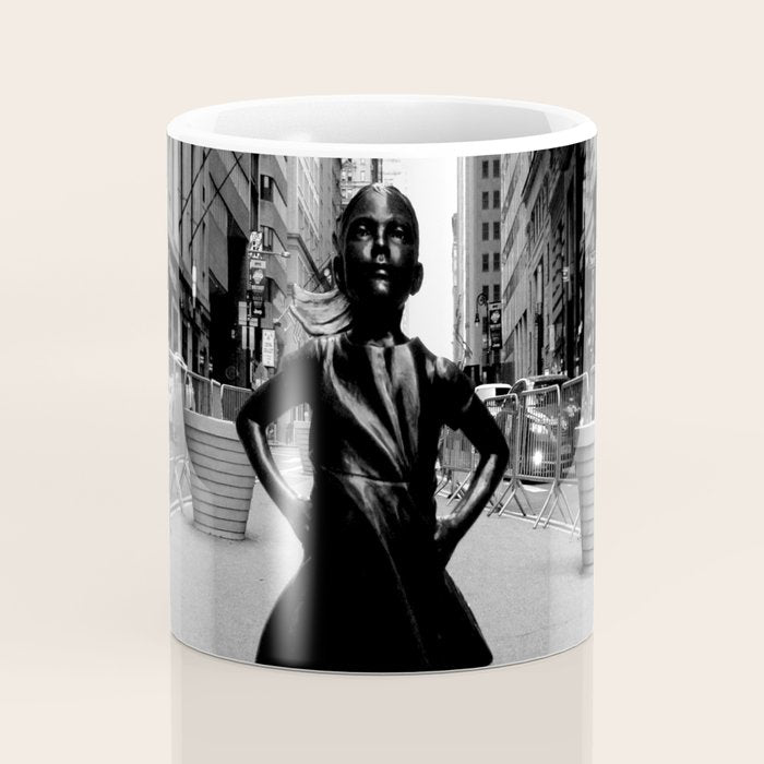 Fearless Girl Coffee Mug Gallery Image 4
