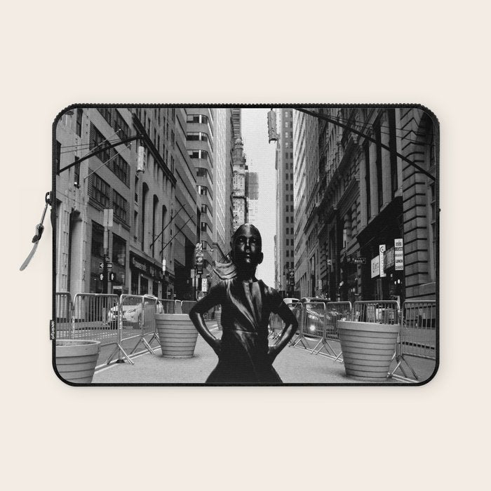 Fearless Girl Laptop Sleeve Gallery Image 1