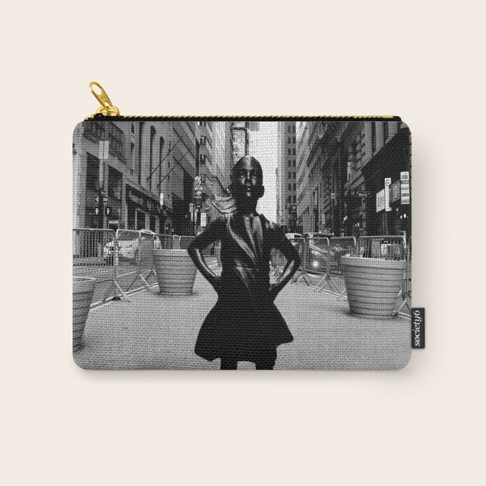 Fearless Girl Carry All Pouch Gallery Image 1