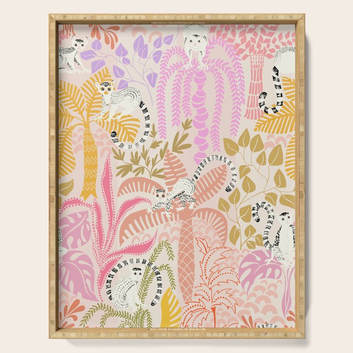 Jungle adventure sunny day Serving Tray Gallery Image 1