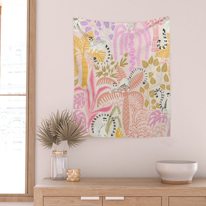 Jungle adventure sunny day Wall Tapestry Gallery Image 2
