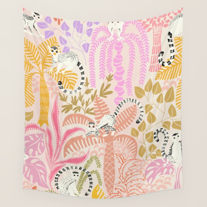 Jungle adventure sunny day Wall Tapestry Gallery Image 1