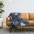 EXOTIC GARDEN - NIGHT XII Throw Blanket Gallery Image 1