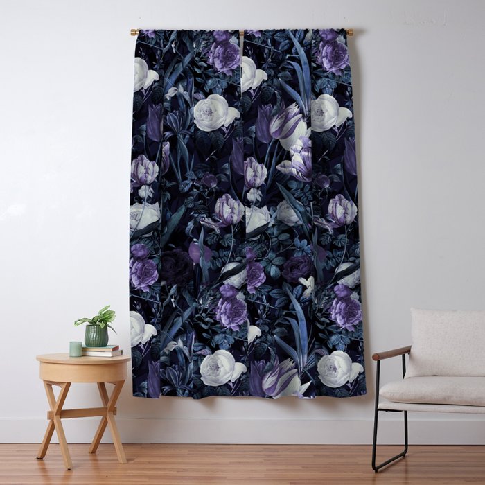 EXOTIC GARDEN - NIGHT XII Window Curtain Gallery Image 5