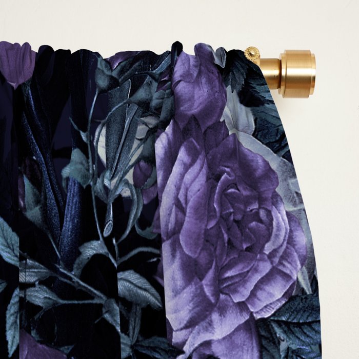 EXOTIC GARDEN - NIGHT XII Window Curtain Gallery Image 2