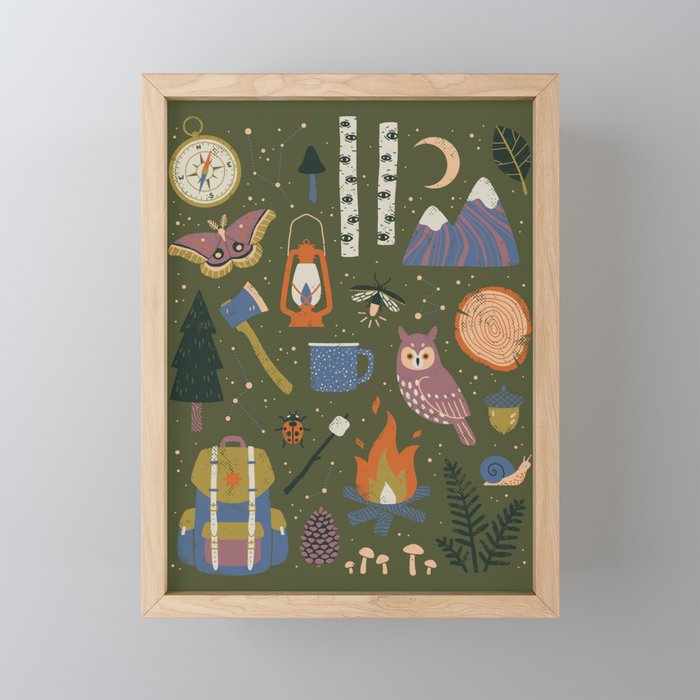 Into the Woods Mini Art Print Gallery Image 1