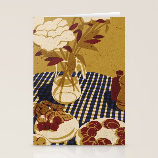 Flowers Peony Stationery Card Gallery Image 1