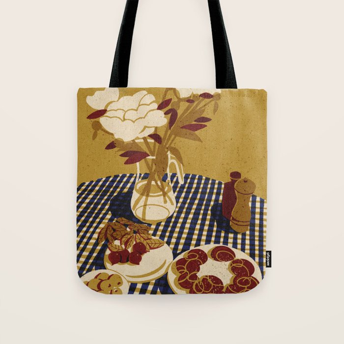 Flowers Peony Tote Bag Gallery Image 1