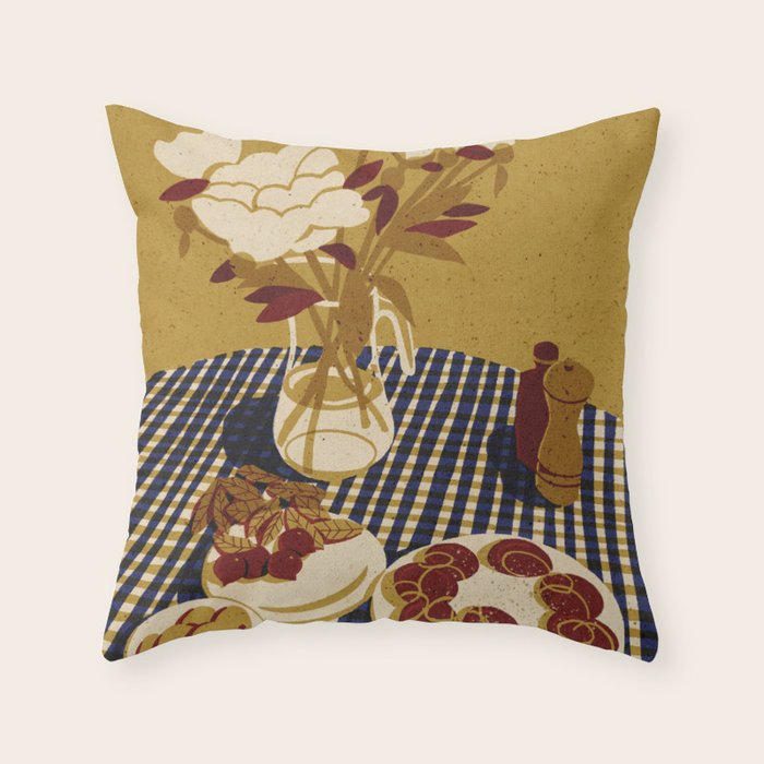 Flowers Peony Throw Pillow Gallery Image 6