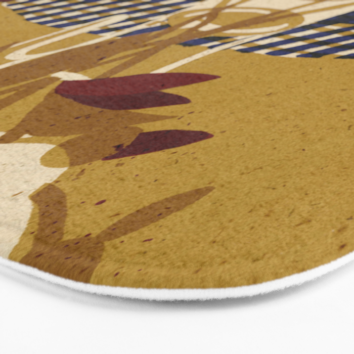 Flowers Peony Bath Mat Gallery Image 3