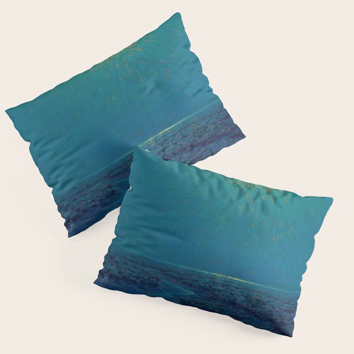 Granville Redmond-Moonlight on the Marsh Oil Painting Pillow Sham Gallery Image 3