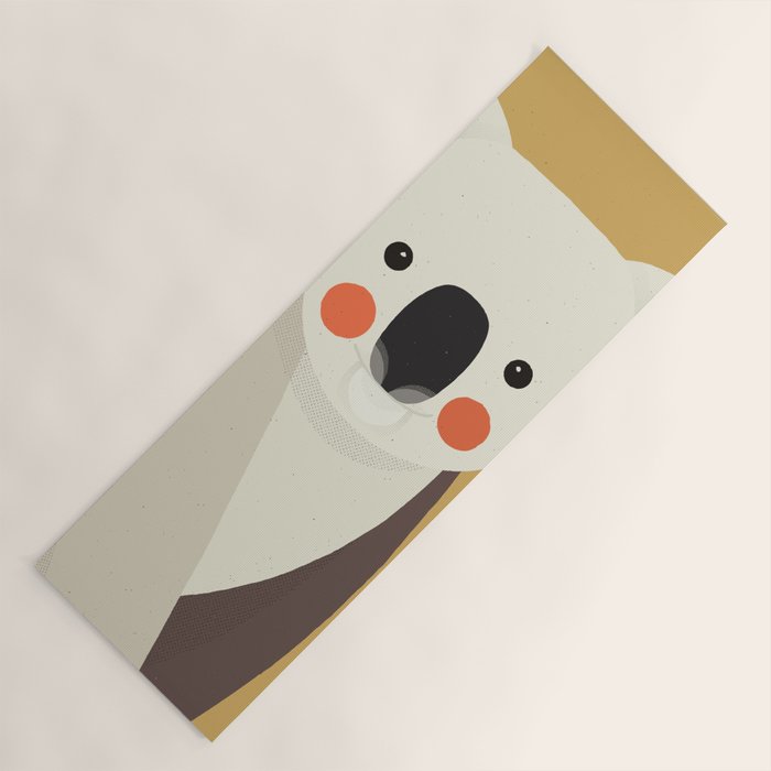 Koala, Animal Portrait Yoga Mat Gallery Image 1