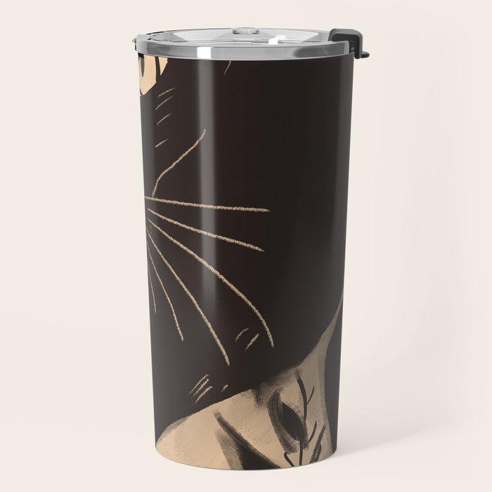 Black Cat 4 Travel Mug Gallery Image 2