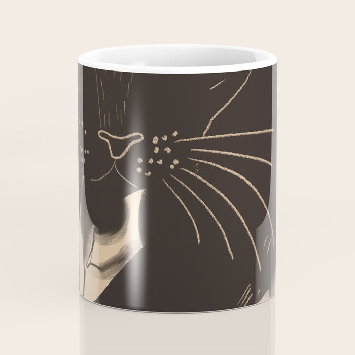 Black Cat 4 Coffee Mug Gallery Image 4