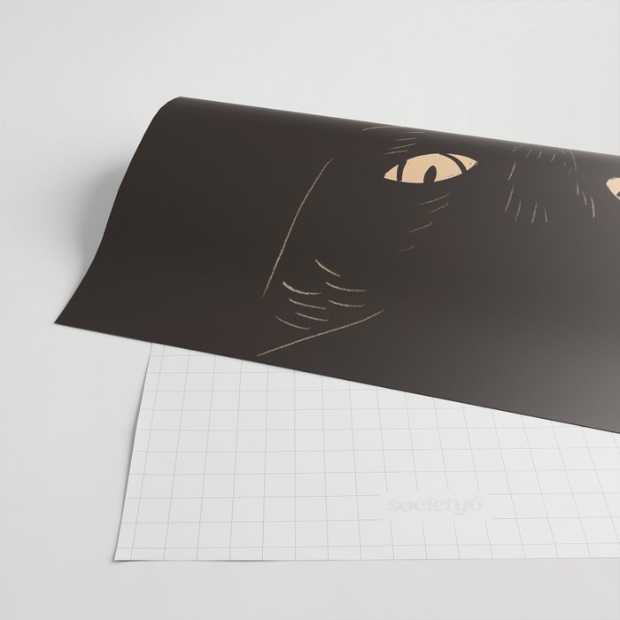 Black Cat 4 Wrapping Paper Gallery Image 2