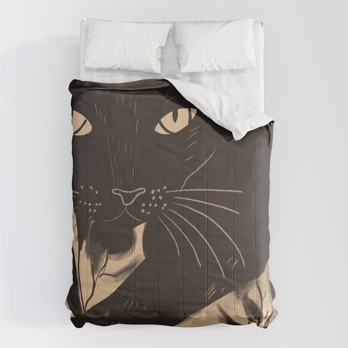 Black Cat 4 Comforter Gallery Image 1