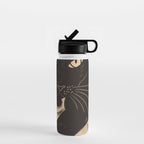 Black Cat 4 Water Bottle Gallery Image 1