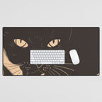 Black Cat 4 Desk Mat Gallery Image 1