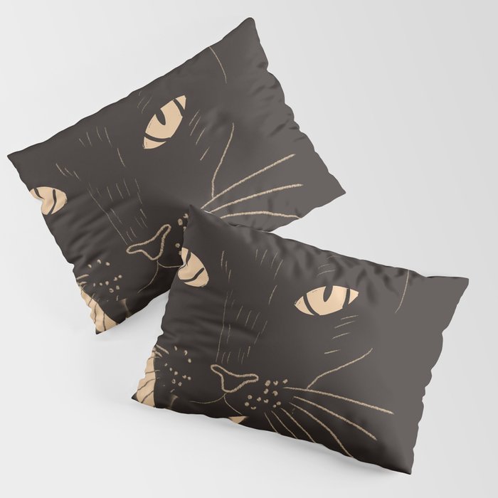 Black Cat 4 Pillow Sham Gallery Image 3
