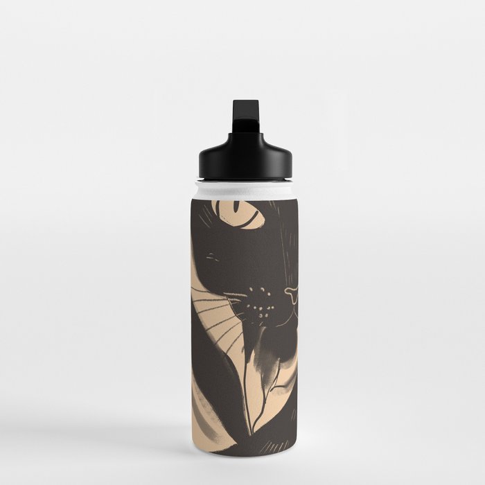 Black Cat 4 Water Bottle Gallery Image 3