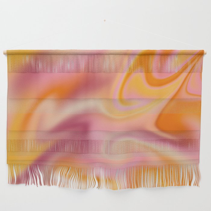 Peach fuzz gradient blend Wall Hanging Gallery Image 1