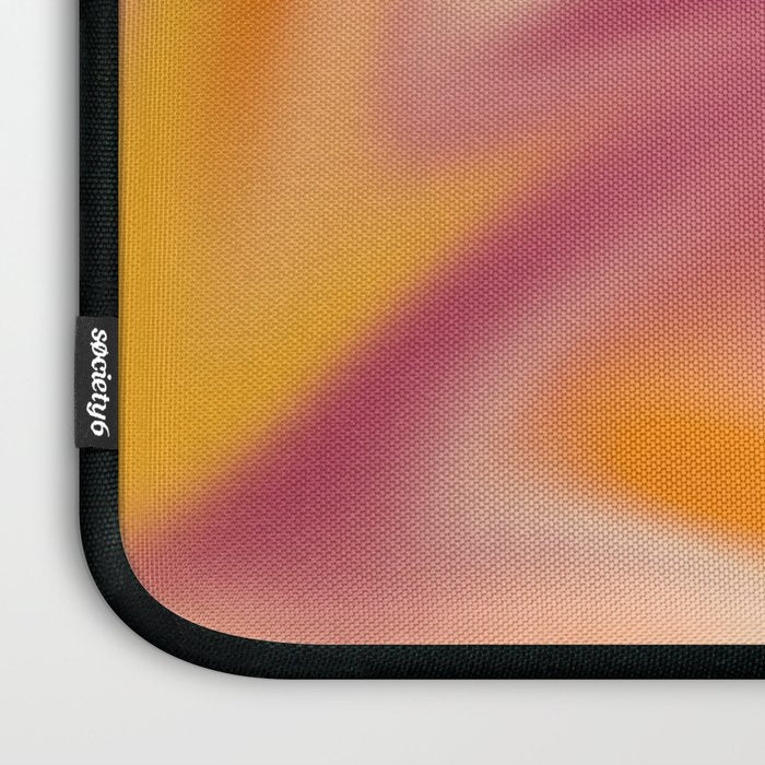 Peach fuzz gradient blend Laptop Sleeve Gallery Image 3