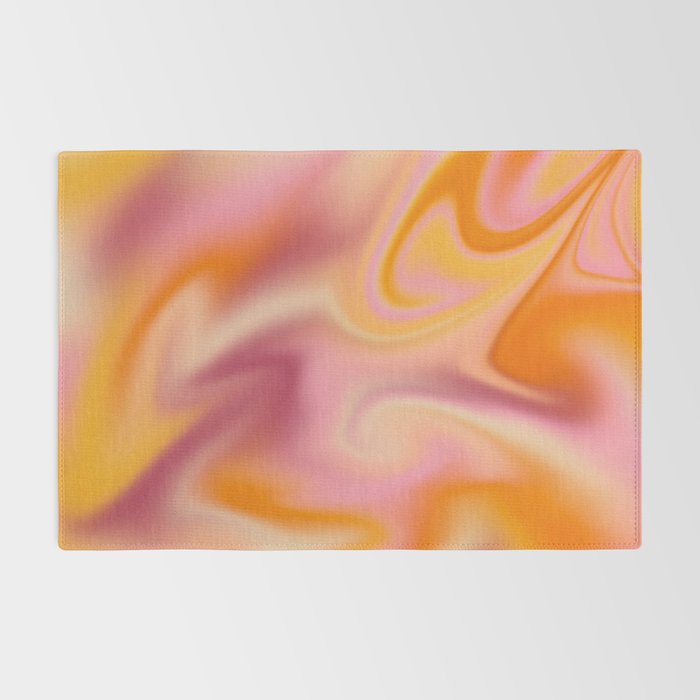 Peach fuzz gradient blend Rug Gallery Image 2