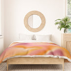 Peach fuzz gradient blend Duvet Cover Gallery Image 3