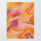 Peach fuzz gradient blend Poster Gallery Image 4
