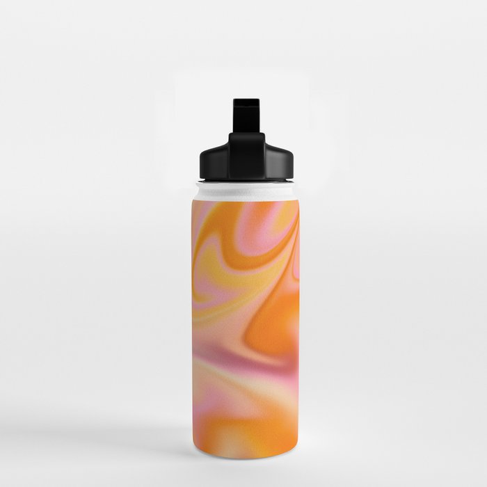Peach fuzz gradient blend Water Bottle Gallery Image 2