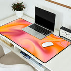 Peach fuzz gradient blend Desk Mat Gallery Image 2