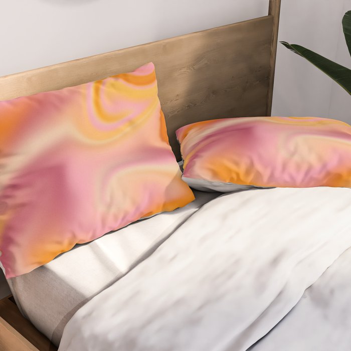 Peach fuzz gradient blend Pillow Sham Gallery Image 2