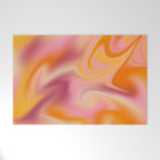 Peach fuzz gradient blend Welcome Mat Gallery Image 1