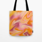 Peach fuzz gradient blend Tote Bag Gallery Image 1