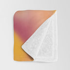Peach fuzz gradient blend Throw Blanket Gallery Image 3