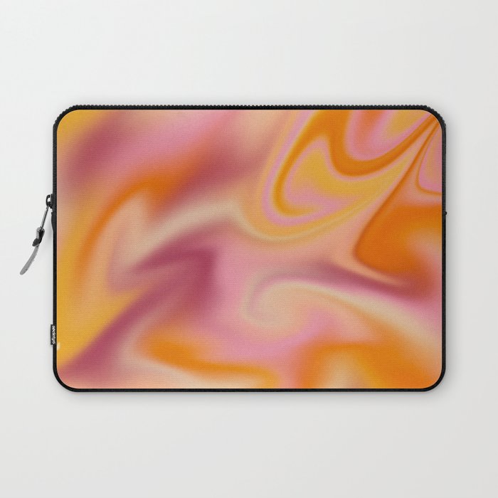 Peach fuzz gradient blend Laptop Sleeve Gallery Image 1