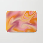 Peach fuzz gradient blend Bath Mat Gallery Image 1