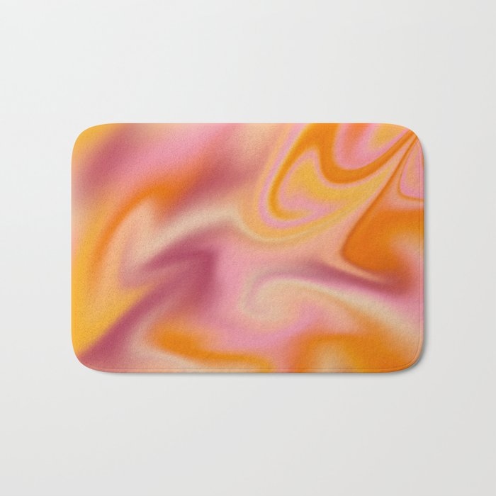 Peach fuzz gradient blend Bath Mat Gallery Image 1