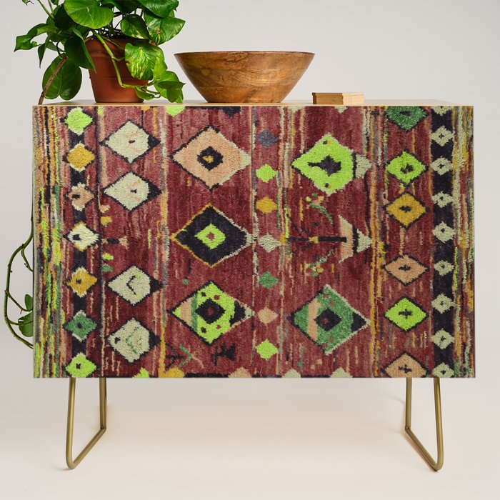 Moroccan Sunset Bohemian Geometric Pattern Credenza Gallery Image 1