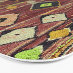 Moroccan Sunset Bohemian Geometric Pattern Bath Mat Gallery Image 3