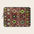Moroccan Sunset Bohemian Geometric Pattern Laptop Sleeve Gallery Image 1