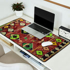 Moroccan Sunset Bohemian Geometric Pattern Desk Mat Gallery Image 2