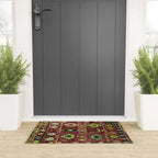 Moroccan Sunset Bohemian Geometric Pattern Welcome Mat Gallery Image 3