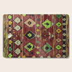 Moroccan Sunset Bohemian Geometric Pattern Cutting Board Gallery Image 1