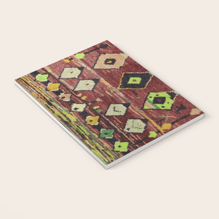 Moroccan Sunset Bohemian Geometric Pattern Notebook Gallery Image 3