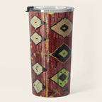 Moroccan Sunset Bohemian Geometric Pattern Travel Mug Gallery Image 3