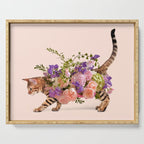FLOWER CAT Serving Tray Gallery Image 1