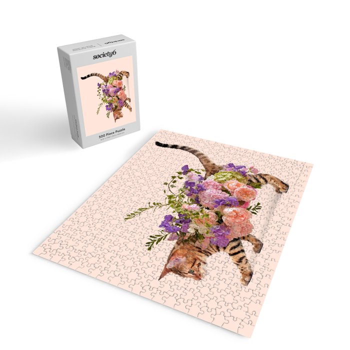 FLOWER CAT Jigsaw Puzzle Gallery Image 2