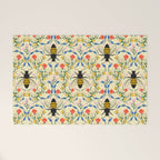 Bee Garden - Cream Welcome Mat Gallery Image 1