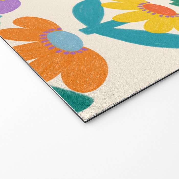 Retro Fun Flower - Adore You  Welcome Mat Gallery Image 2